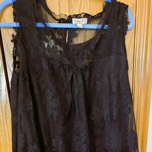 Black Lace Mini Dress